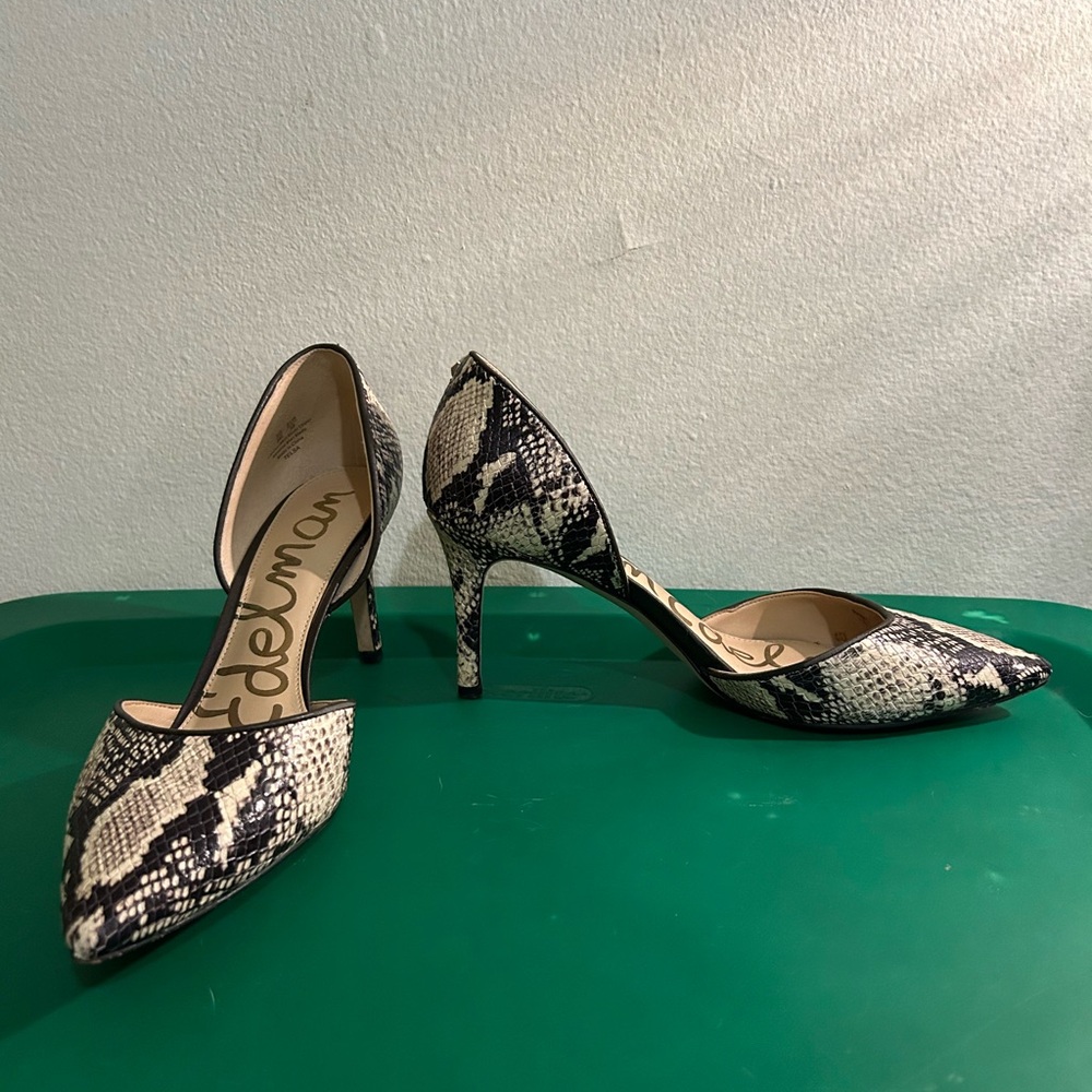Sam Edelman Snakeskin Pattern Heels